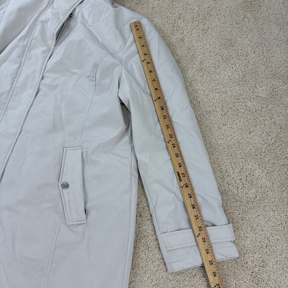HFX All Weather Trench Wind/Water Resistant Coat CEMENT Women's Sz XXL NWT - Picture 12 of 16